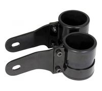Bike It Black Stealth Staffa Faretto Anteriore 38-40MM Coppia