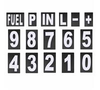 Bike It Fossa Tavola Numero Kit - 37 Pezzi - Bianco