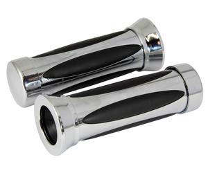 Bike It Grips Universali Moto Ovali Cuscino 22MM Sinistra 25MM Destra