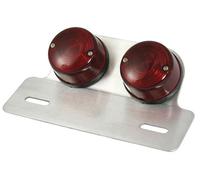 Bike It Originale Doppio Rotondo Universale Luce Posteriore