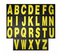 Bike It Fossa Tavola Lettera Kit 26 Pezzi - Giallo