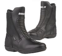 Bike It Preto Nero Media Lunghezza Moto Impermeabile Motocicletta Stivali