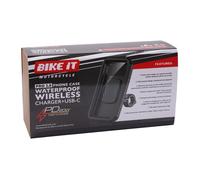 Bike It Pro2 Moto Wireless Telefono Caricabatterie Impermeabile Con Usb-C