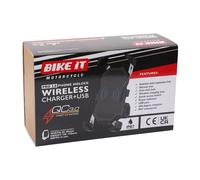 Bike It Pro2 Supporto Telefono Wireless Per Moto Con Porta USB, Morsetto