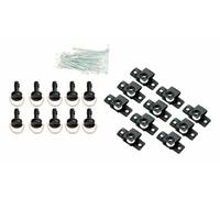 Bike It Quick Release Fairing Fasteners Rivet Tipo 17MM Confezione Di 10 - Nero