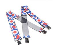 Bike It Raf / Mod Tondo Moto Pantaloni Jeans Bretelle