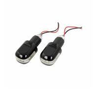 Bike It Universale 18Mm Bar Ends Con Led Bianchi - Nero