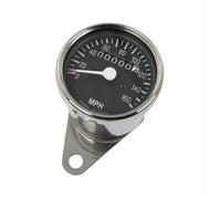 Bike It Universale Mini Cromato Contachilometri MPH - 60MPH:2240RPM