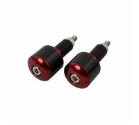 Bike It Universale Terminali Pesi Con Fibra di Carbonio Inserto - Rosso
