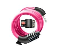 Bike lock- Waterproof Heavy Duty 5 Digit Combination Cable lock| Anti Theft Security lockFor Bicycle | Outdoor Travel Beach Camping Mountain Trail School Commuting Cycling Accessories