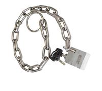 Bike Lock with Key - Flexible Locking Protector Padlock | Heavy Duty Bicycle Lock Chain, for Motorcycles, Scooter, Doors, Garage, Warehouses, Fences, Grills, Garden, Patio, Outdoor