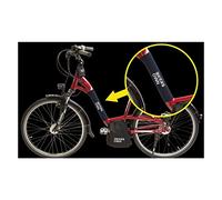 Bike lunari Case4rain Pietra Stile Transport Cornice Protettiva Copri-Catena, Nero, One Size