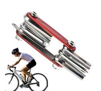 Bike Multi Tool Kit, Cycling Repair Tools, Biking Maintenance Set, Screwdriver and Adjustable Wrench Included, Compact Portable Design, Ideal for Outdoor Road Mountain Bike Repair