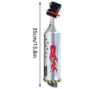 Bike Noise Maker Sistema audio di scarico per bici Turbo Turbina Tubo di scarico per Giocattoli con effetti sonori Accessori per biciclette.