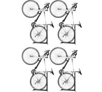 Bike Nook Supporto Bici Verticale - Cavalletto Salvaspazio da Pavimento per Interni e Garage - Stand Portabici Regolabile in Altezza Senza Fori - Nero