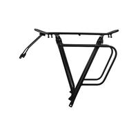 Bike Pannier Rack Portapacchi posteriore for bicicletta da 26 pollici e 27,5, 700C, portapacchi viaggio(1 set rack -BLACK)