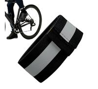 Bike Pant Leg Band - Skin-Friendly Adhesive Outdoor Cycling Strap, Adjustable Polyester Foot & Arm Band, Lightweight 15g Design, Safe for Running Jogging Walking Touring Urban Road Mountain Adventure