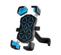 Bike Phone Holder Shake Lightweight Multifunctional Navigation Cell Phone Clamp for Mountain Bikes Blue Mirror Mounting Offers Secure Hold Reduces Vibration Is Lightweight (Blue Mirror Mounting)