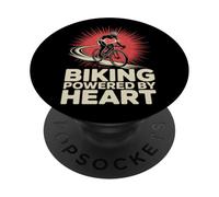 Bike Powered by Heart Bike Pendolarismo PopSockets PopGrip Adesivo