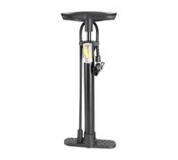 Bike Pump - Mini Hand Pump, Floor bicycl Tool | Lightweight Aluminium Alloy for Road, Mountain Bikes, Portable Hand Pump with Gauge, du Valve Head Convenient to Operate High Volume Inflation