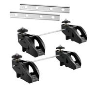 Bike Quick Release Mount 2 Pieces Adjustable Thickened Adapter Universal | DIY Bike Rear Rack Carrier Bracket for Mountain Folding Cycling Outdoor Trip Cargo Pannier Commuting