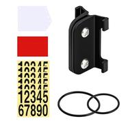 Bike Racing Number Plate - Cycling Race Number Holder, Lightweight Handlebar Mount Bracket, Competition Display Accessory | Secure Fit Board For Road Mountain City Bikes Events Training