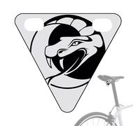 Bike Reflectors - Triangle Warning Plate per la visibilità di Sicurezza, Cartello per Ciclismo con Design Decorativo, Accessorio per Girare la Gara Urbana in Equitazione per Bambini Adulti, u