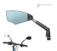 Bike Retroview Specchio - Specchio di sicurezza del ciclista grandangolare, accessorio per lenti a infrangere compatta | Montaggio regolabile per tour, corse su strada, attrezzatura per il pendolarism