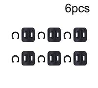 Bike Road Bicycle C-Clips Clamps Housing Hose Guide,Mountain Bike Brake Cable Tube Guide Shifter Adapter Bicycle Frame,Bike Cable Guides for Brake Derailleur Shift Cables(6pcs) (6 pcs)