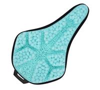 Bike Seat Cushion, Shock Absorbing Padded, Bicycle Seat Cover System, with Ergonomic Comfort Saddle Cushion, Sturdy Build Design, Pressure Relief Cycling Pad Style, for Outdoor Riding Use