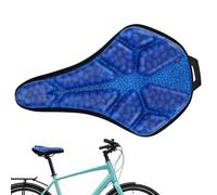 Bike Seat Cushion, Shock Absorbing Padded, Bicycle Seat Cover System, with Ergonomic Comfort Saddle Cushion, Sturdy Build Design, Pressure Relief Cycling Pad Style, for Outdoor Riding Use
