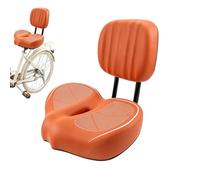 Bike Seat with Backrest - Wide Padded Outdoor Cycling Saddle Anti-Slip