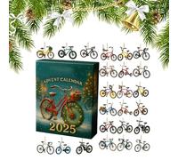 Bike Set, Miniature Two Accessory, Charm Display, Premium Quality Countdown Component, Seasonal Decoration, Home Office School Desk Wall Accent
