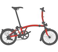 Bike Shield Brompton, Kit Scudo Unisex, Trasparente Lucido, Taglia Unica