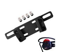 Bike Tail Light Rack Mount - Alluminio Alloy Rear Light Bracket | Regolabile Width Cycling Rack Attachment With Screws, Anti-Vibration Design