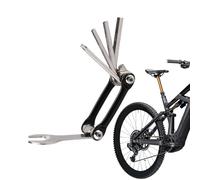 Bike Tool Kit Portatile Compatto Multi Tool Set Ciclisti, Lightweight Vehicle Maintenance Gear with Chain Brake Wrench Screwdrivers for Daily Repairs Commute Riding Trail Road