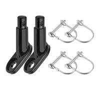 Bike Trailer Hitch Connector, Heavy-Duty Cargo Coupler, Quick-Release Attachment Design with Sturdy Towing Accessories for Camping, Hiking, Road Trips, Cycling, Dog Walking, 430 g