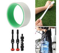 Bike Tubeless Rim Tape & Presta Valvola Kit MTB Della Bici Della Strada