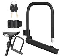 Bike U Lock - Heavy Duty Anti Theft | U Lock Bike Locks | Bikes Locks | Large U-Lôck Anti Theft with Key and Sturdy Mounting Bracket | Portable AntiTheft Heavy Duty Bicycle Lôck Bicycles Motorcycle