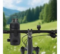 Bike Water Bottle Holder,Easy To Mount Insulated Handlebar Bag | Stable And Versatile Cup Holder For Bike With Mesh Pocket - For Handlebar Phone Storage Cycling Exercise Commuting