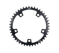 BIKECO Ruota stretta per bicicletta larga 110/130BCD, 5 viti, lama rotonda per bicicletta 36/38/40/42/44/46/48/50/52/54/56/58/60T, lama per catena per bicicletta 9 10 11 marce MTB (130BCD, 46T)