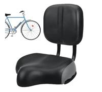 Bikee Seat - Bicyclee Seat | Backrest Bikee Seat | Saddle Seat Back Support Bicyclee Tricycle Saddle Seat With Back Support Wide Padded Cushion Saddle Soft Back Rest Oversize Tricycle Saddle For Road