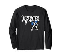 Bikelife Street Rider Grafica Graffiti Maglia a Manica