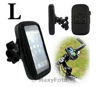 BIKEMOUNT SIZE-L SUPPORTO BICI CUSTODIA PER SMARTPHONE WATERPROOF BLACK 78FA17A