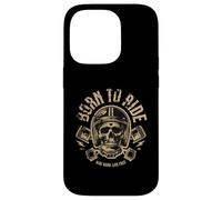 Biker - Born To Ride Skeleton Ride Hard Live Free Custodia per iPhone 14 Pro