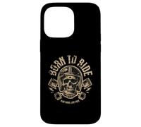 Biker - Born To Ride Skeleton Ride Hard Live Free Custodia per iPhone 14 Pro Max