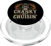 Biker divertente vecchio motociclista regalo moto umorismo brontolone motociclista PopSockets PopGrip per MagSafe