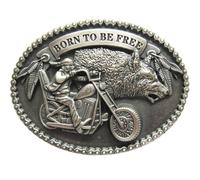 Biker Fibbia, Born To Be Gratuito, Chopper, Wolf, Piume-Indiane