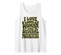 Biker Humor I Love One Woman And Diverse Moto Canotta