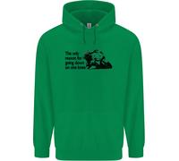 Biker In Ginocchio Su Una Gamba Felpa Uomo